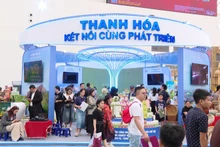 清化省展位吸引参观者的眼球。