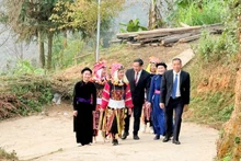 宣光省山区各族同胞心系大会。