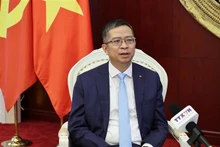 越南驻中国大使范清平接受越通社记者采访。（图片来源：越通社）