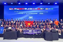 越南学生代表团在2025年国际青少年数学竞赛中斩获佳绩。（图片来源：组委会提供）