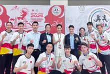 越南泰拳队6月1日结束在土耳其的比赛回国。（图片来源：互联网）