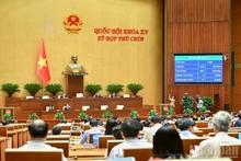 国会通过关于试行由人民检察院提起民事诉讼，保护弱势群体民事权利或公共利益的决议。（维灵 摄）