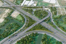 胡志明市至木排高速公路效果图。（图片来源：chinhphu.vn）