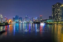 胡志明市的一角。（图片来源：越通社）