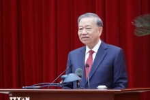 越共中央总书记苏林发表讲话 。（图片来源：越通社）