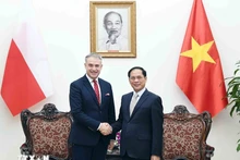 政府副总理裴青山会见波兰副总理克日什托夫·加夫科夫斯基。(图片来源:越通社)