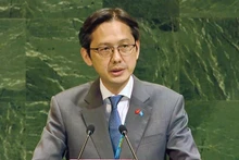 越南常驻联合国代表团团长杜雄越大使。