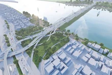 陈兴道大桥投资建设项目效果图。（图片来源：《新河内报》）