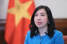 越南外交部副部长黎氏秋姮。（图片来源：越通社）