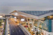 岘港国际机场航站楼。（图片来源：越通社）