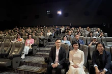 《桃花、河粉与钢琴》放映活动。(图片来源:越通社)