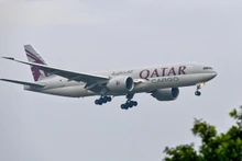 卡塔尔航空的飞机。