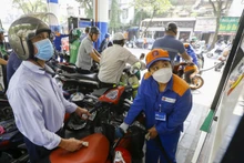 河内市某家加油站。