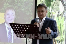 胡志明市建筑木材协会主席武光河。（图片来源：越通社）