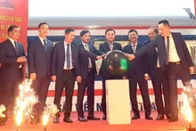 "国家铁路系统客运车厢现代化改造"项目竣工仪式。