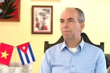 古巴驻越大使罗赫利奥•波兰科•富恩特斯。