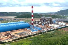 从空中俯瞰一号广泽热电厂。