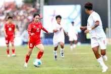 越南女足以2比0战胜缅甸 昂首挺进半决赛。