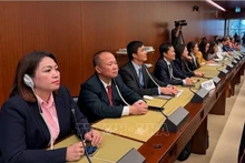 越南常驻联合国、世界贸易组织及日内瓦其他国际组织代表团。（图片来源：越通社）