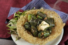 绿宝鸡——西北山林特色风味。（图片来源：越南画报）