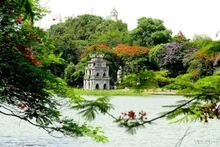 还剑湖。（图片来源：越通社）