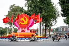 越共十四大开幕前气氛热烈高涨【视频】