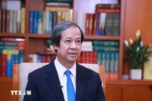 越南教育培训部 部长阮金山。（图片来源：越通社）