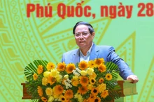 范明正总理发表讲话。（图片来源：VGP）