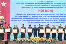 范明正总理向在2010-2025年阶段504号计划实施中取得优异成绩的集体和个人颁发了政府总理奖状。