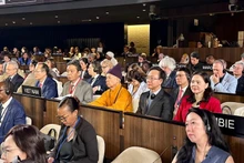 第47届联合国教科文组织世界遗产委员会会议场景。（图片来源：越通社）