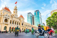 胡志明市的一角。
