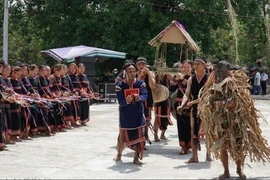 2005年，西原锣钲文化空间被联合国教科文组织列入人类口头和非物质文化遗产代表作名录，是嘉莱这片土地的骄傲。（图片来源：越通社）