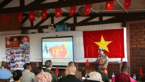 越南国庆80周年庆典在中非共和国举行。（图片来源：越通社）