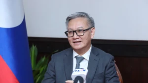 老挝外交部长通沙万·丰威汉。（图片来源：越通社）