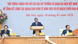 政府总理范明正主持2025年经济外交工作总结会议【组图】