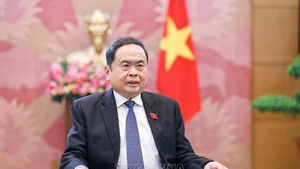 越南国会主席陈青敏。（图片来源：越通社）