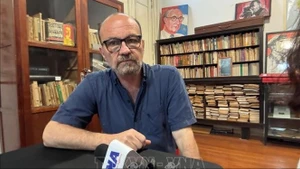 阿根廷共产党中央对外部部长马塞洛·罗德里格斯。（图片来源：越通社）