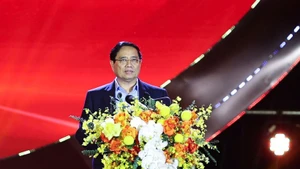 越南政府总理范明正出席“各民族大团结—越南文化遗产周”开幕式。（图片来源：越通社）