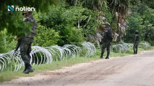 泰柬同意在尖竹汶-达叻边境地区修建边界围栏。（图片来源：nationthailand）