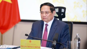 政府总理范明正主持召开打击IUU捕捞指导委员会第23次会议。（图片来源：越通社）