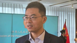 中国驻东盟使团团长王擎。（图片来源：越通社）