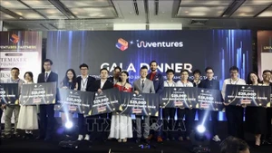 越南高校十大初创企业获UniVentures提供的资金支持。（图片来源：越通社）