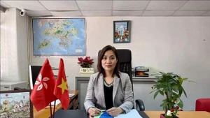 越南驻中国香港总领事馆副总领事、商务参赞武氏翠。（图片来源：越通社）