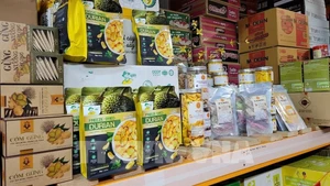 附图：越南商品在英国市场越来越受欢迎。