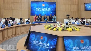 拓展海外市场的数字平台开通仪式。