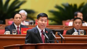 阮孟强副部长在大会上发表讲话。（图片来源：baochinhphu.vn）