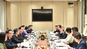 会谈场景。（图片来源：越南外交部）