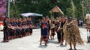 2005年，西原锣钲文化空间被联合国教科文组织列入人类口头和非物质文化遗产代表作名录，是嘉莱这片土地的骄傲。（图片来源：越通社）