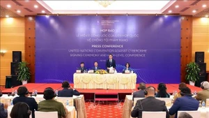 新闻发布会现场。（图片来源：越通社）
