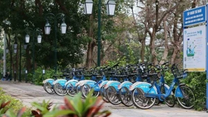 胡志明市新增500辆共享电单车 助力绿色出行。（图片来源：越通社）